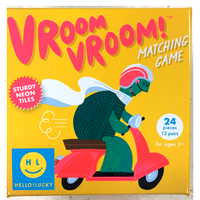 vroom vroom matching memory game