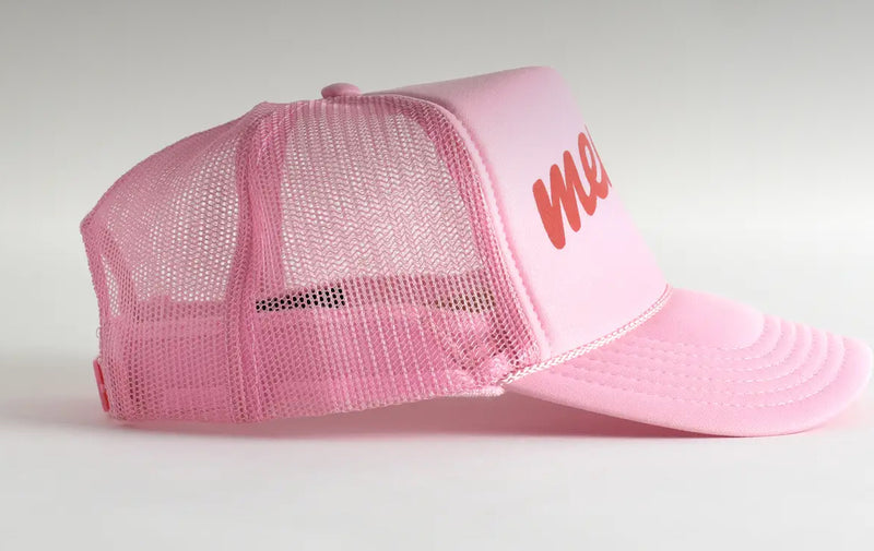 Pink Merry Trucker Christmas Hat