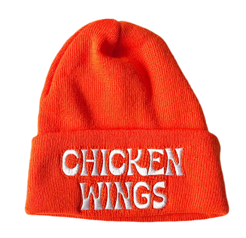 chicken wings Red Knit Beanie Winter Hat