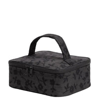 charcoal ditsy small cosmetic