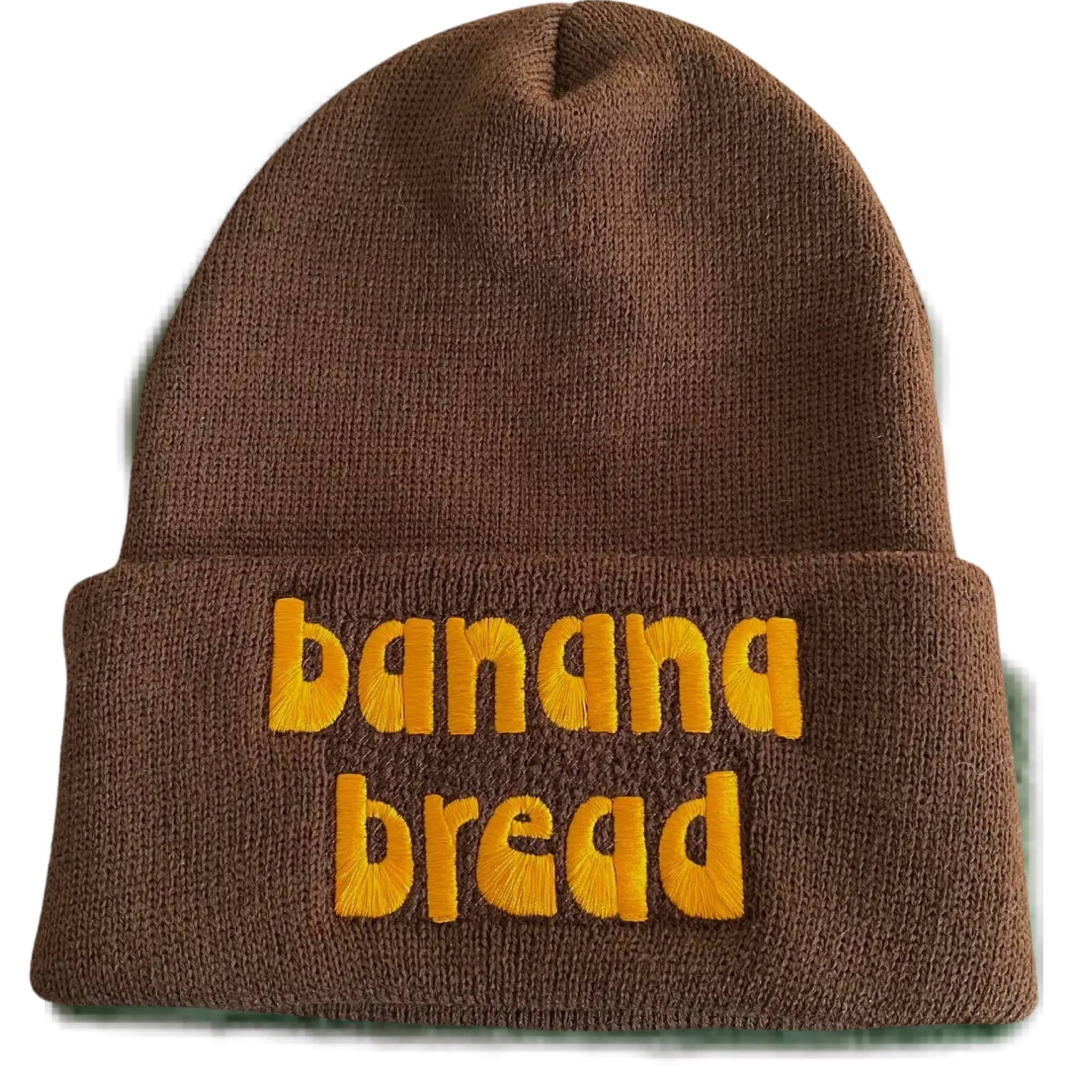 Banana Bread Knit Beanie Winter Hat