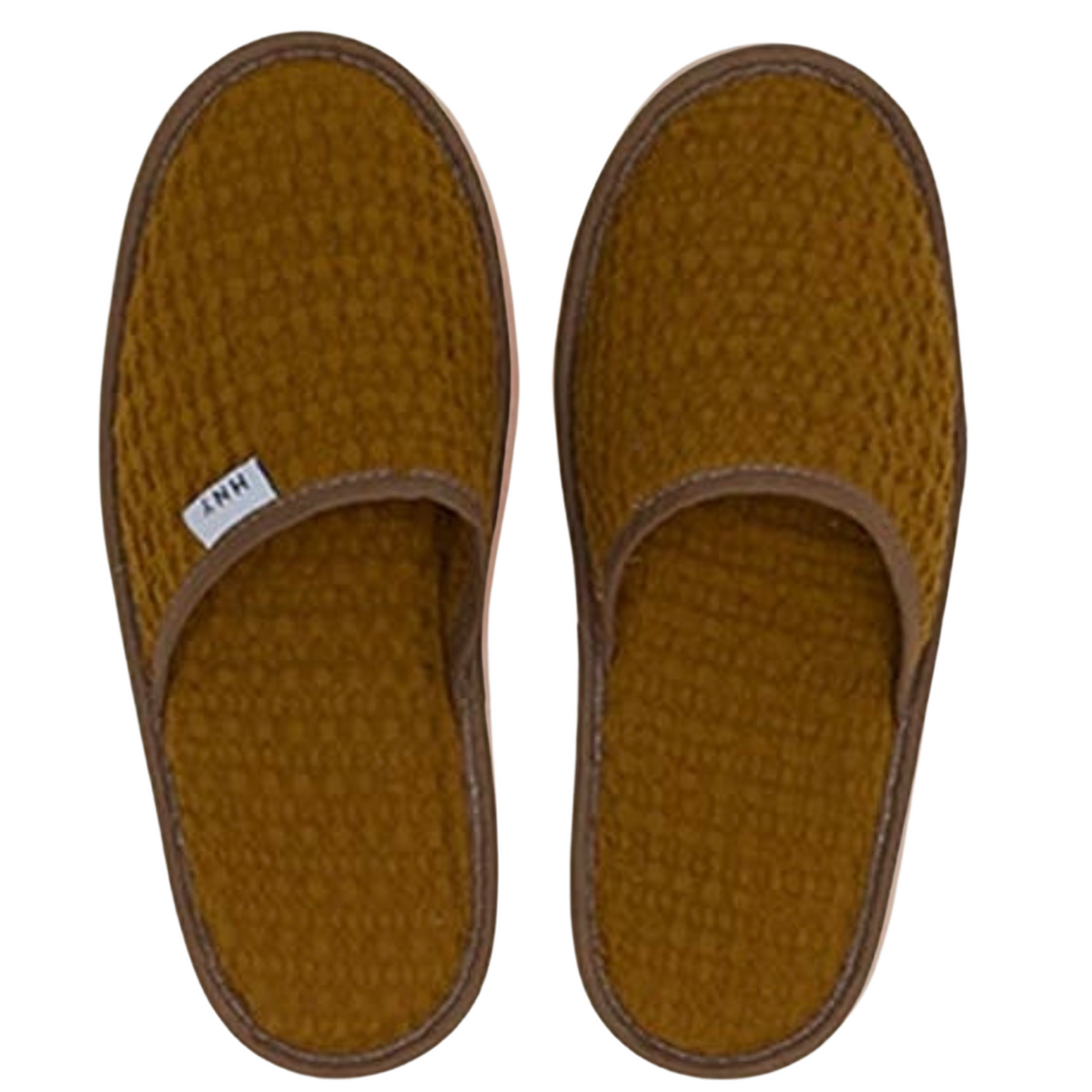 Bronze: simple waffle slippers