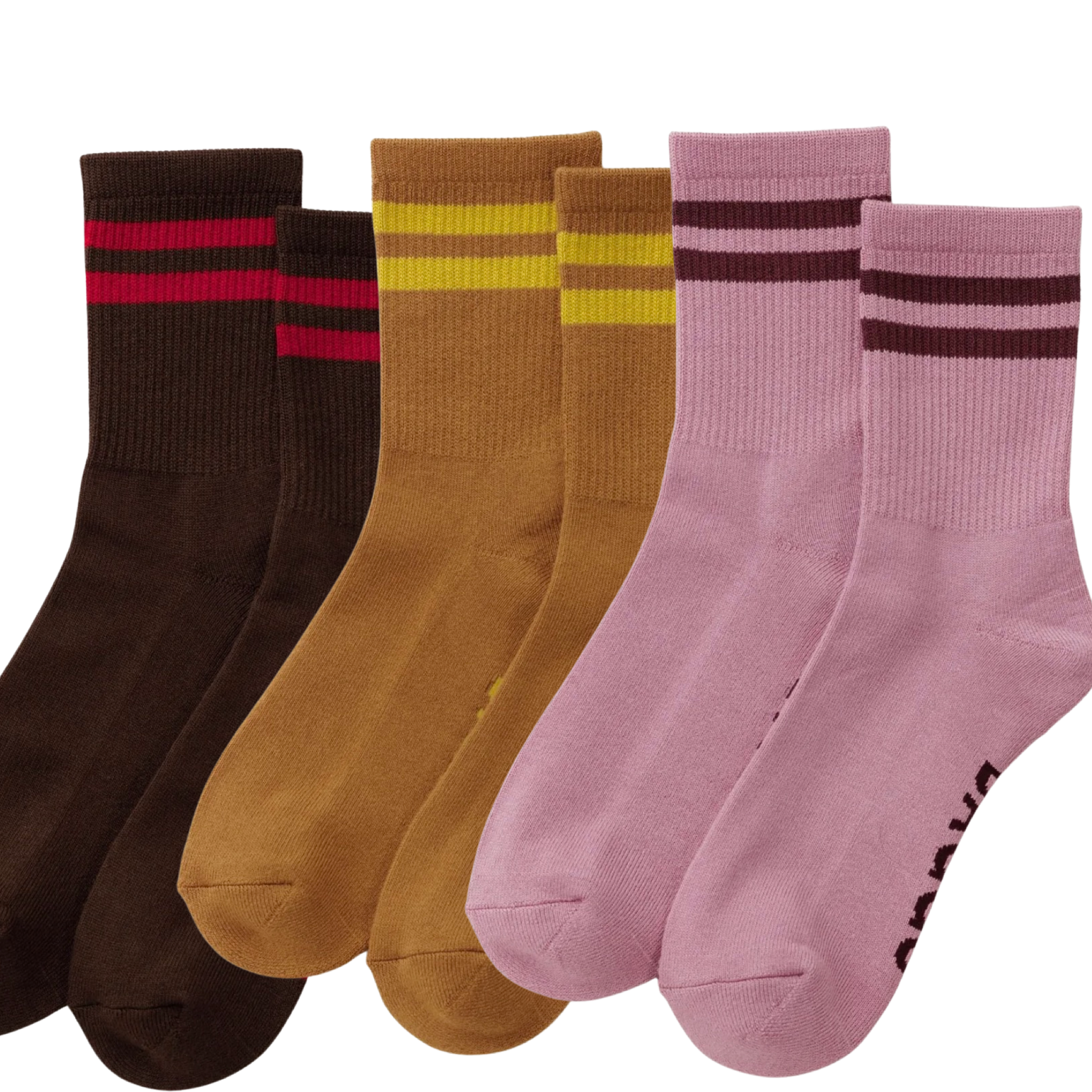 Ribbed stripe sock: BAGGU (+ colors)