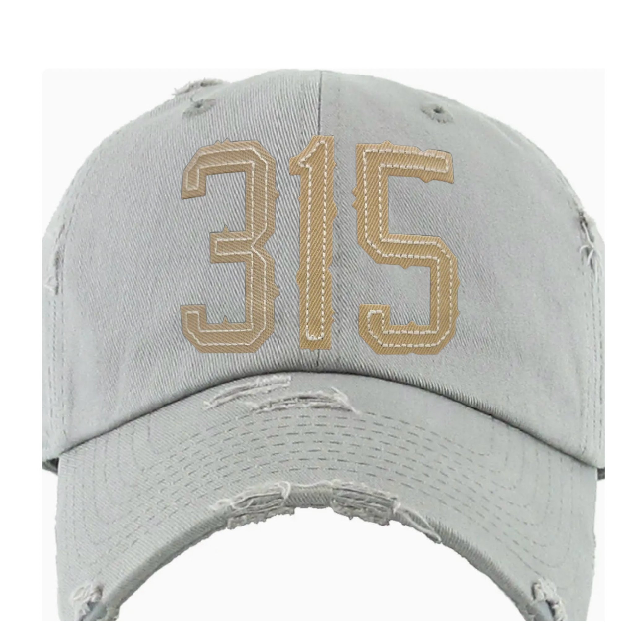 315 distressed hat