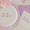 Happy Birthday-paper plates/napkins