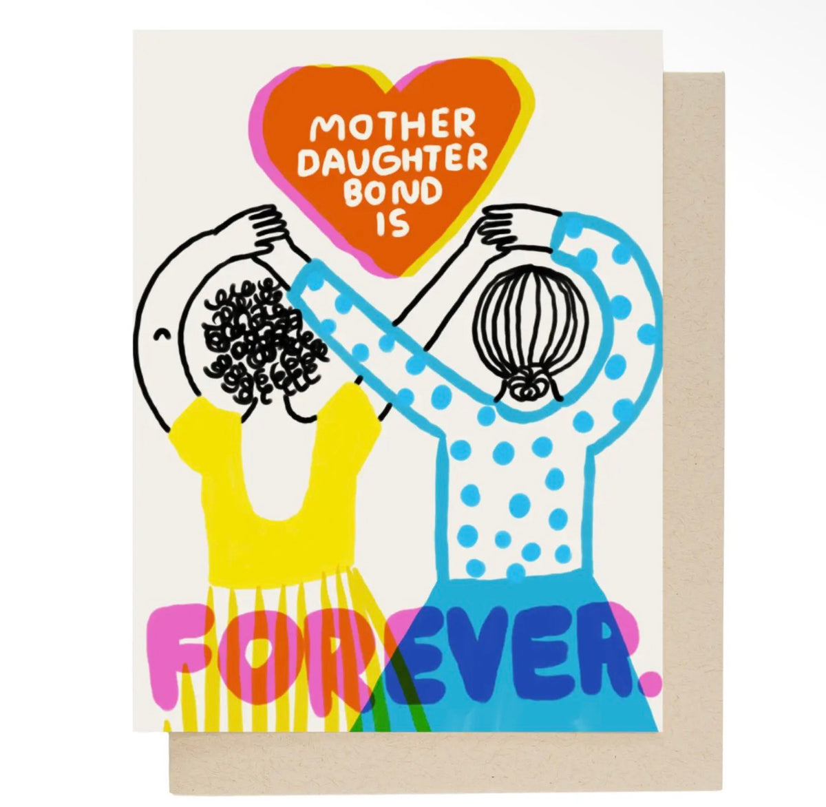 Mom/daughter  : greeting card