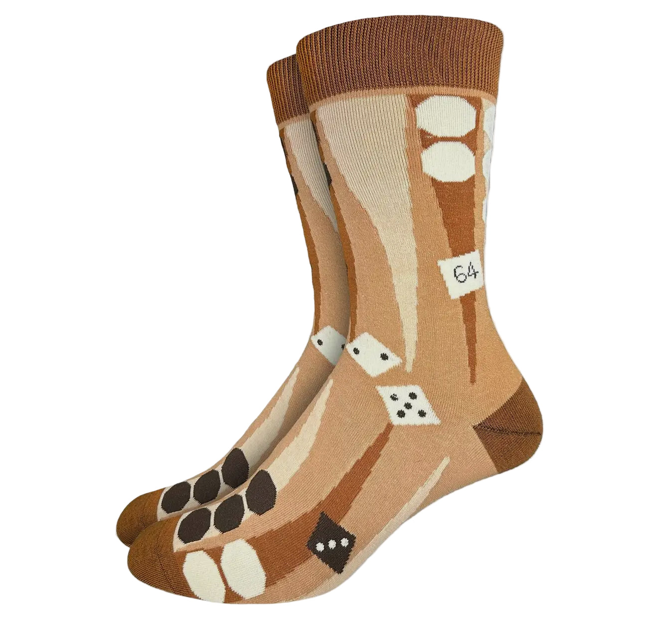 Backgammon Socks : Men's