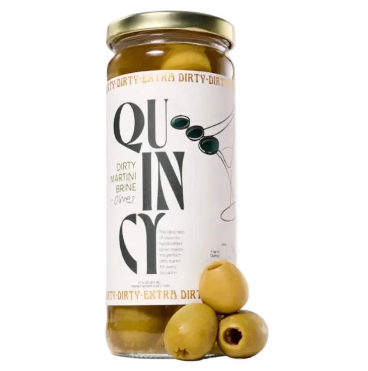 Olives & Dirty Martini Brine Jar