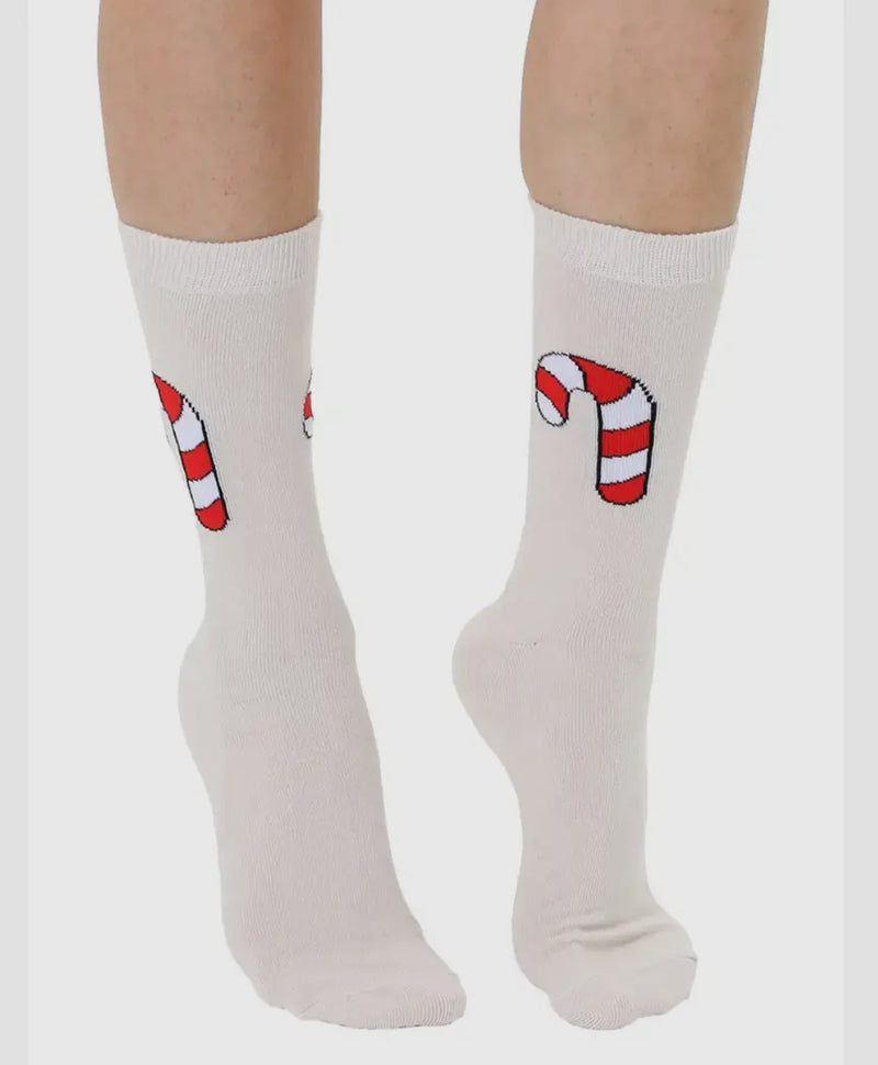 Candy cane socks