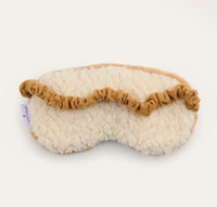 Sherpa Brown Warmies Eye Mask