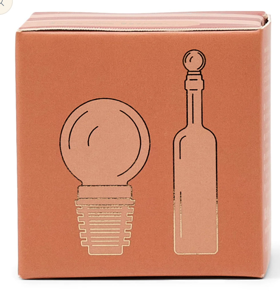 amber: Moony Glass Bottle Stopper