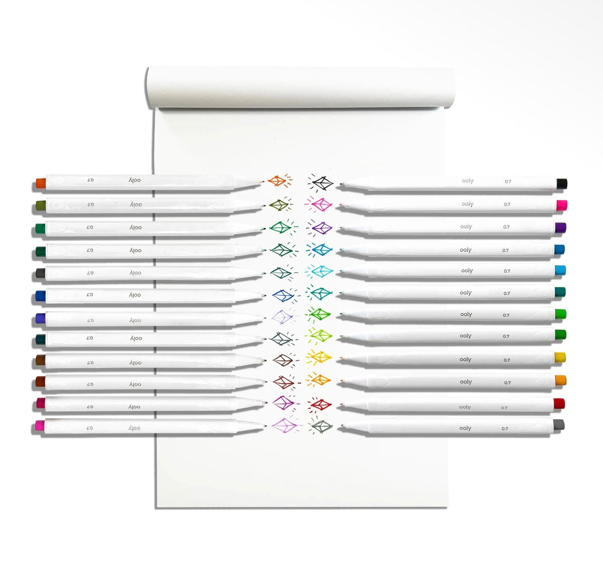 seriously fine felt tip markers