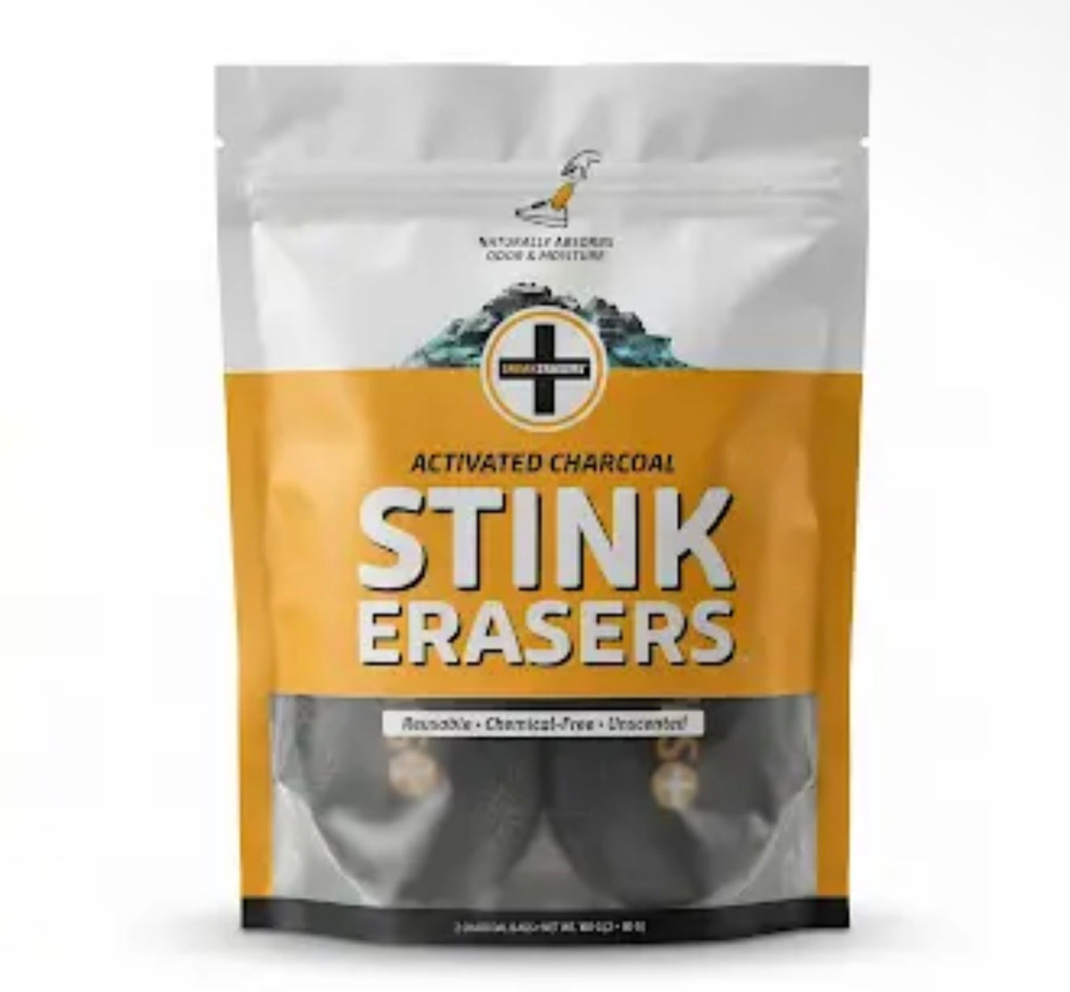Stinkerasers Easy Shoe Charcoal Deodorizer Bags 2ct
