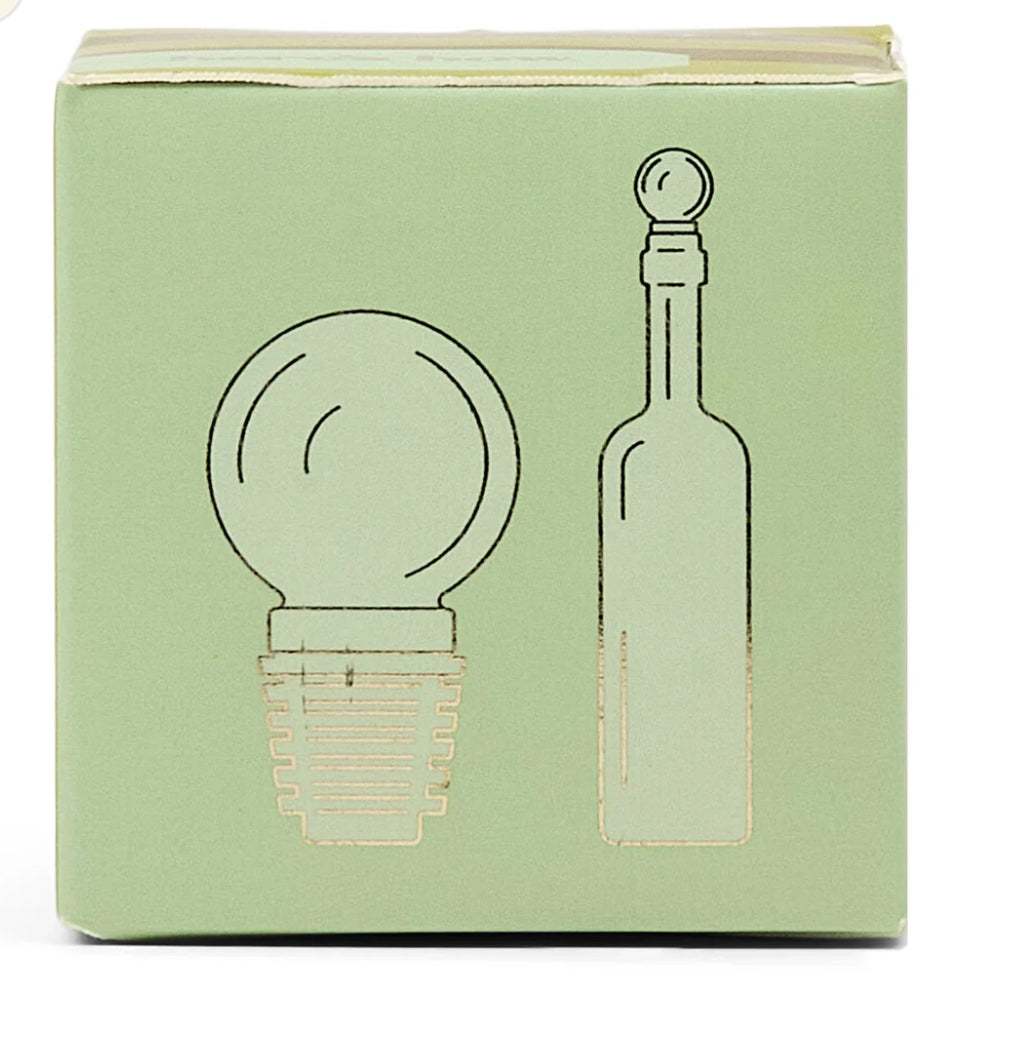 olive: Moony Glass Bottle Stopper