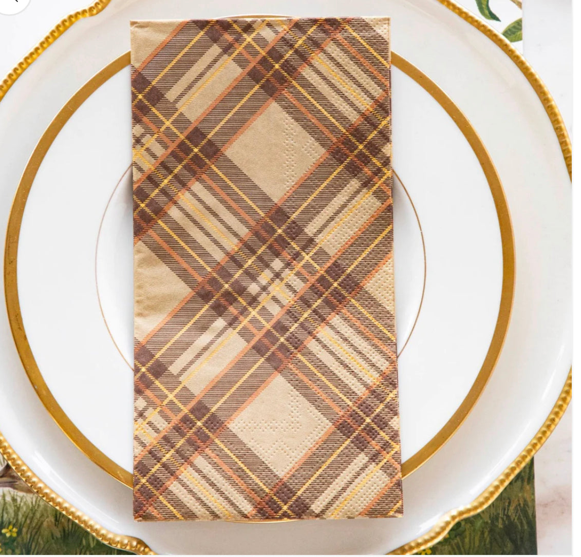 GU: Autumn plaid: napkin