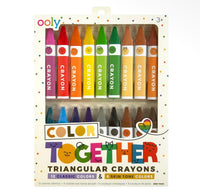 Color Together Triangular Crayons - Set of 18