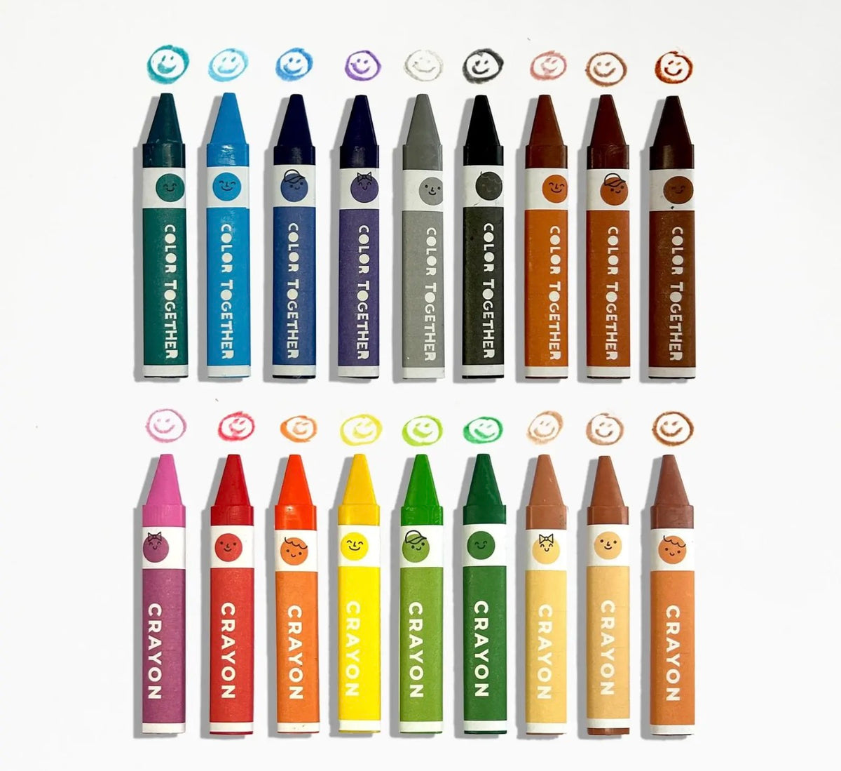 Color Together Triangular Crayons - Set of 18