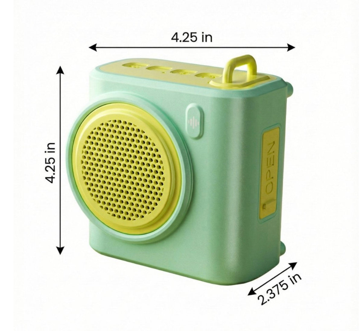 Beige Portable Bluetooth Speaker
