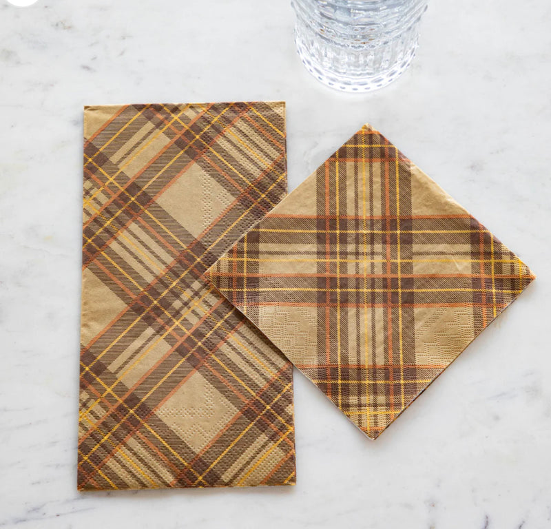 GU: Autumn plaid: napkin