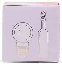 Lilac: Moony Glass Bottle Stopper