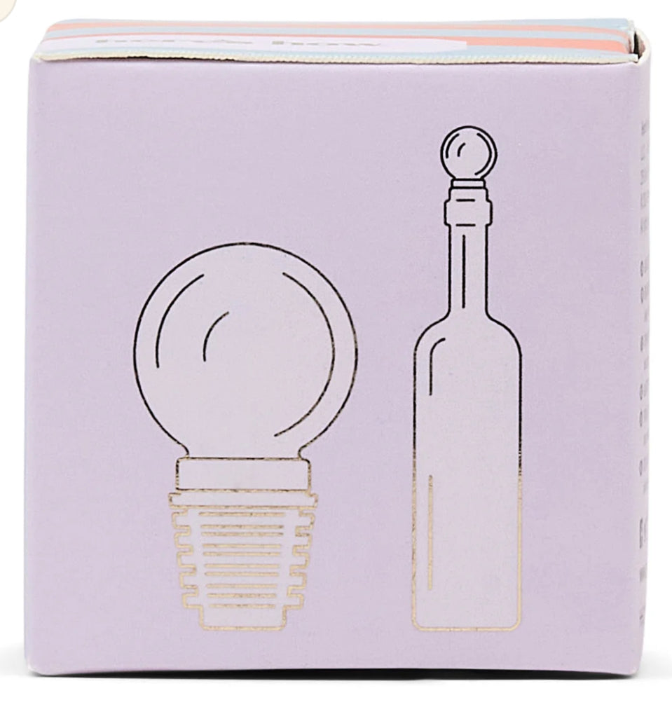 Lilac: Moony Glass Bottle Stopper