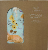 fauna floral Swaddle