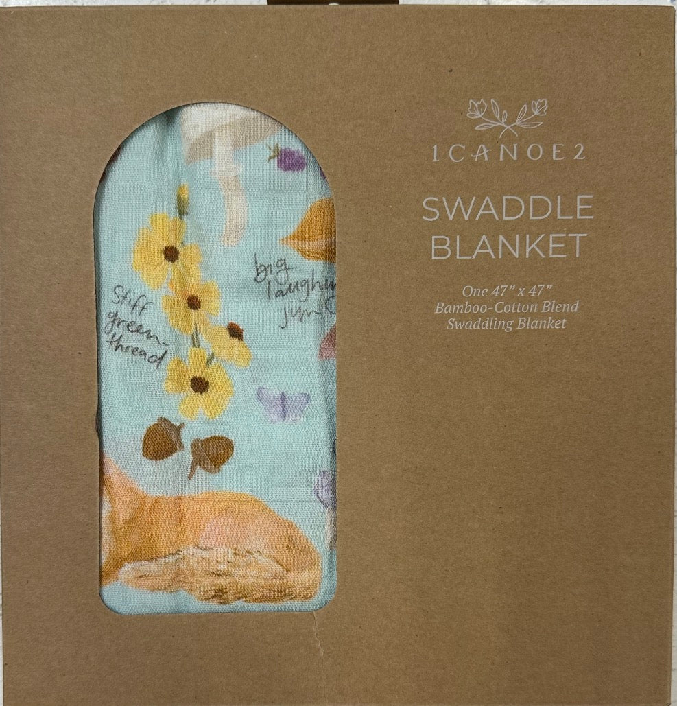 fauna floral Swaddle