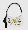 Painted Prairie Embroidery Crescent Med bag