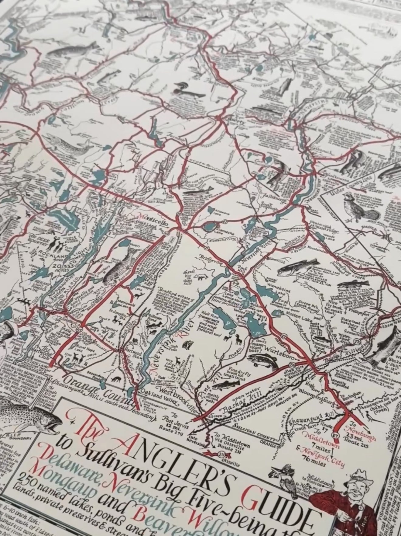 Catskill Anglers Guide poster