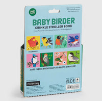 Baby Birder Crinkle Fabric Stroller Book