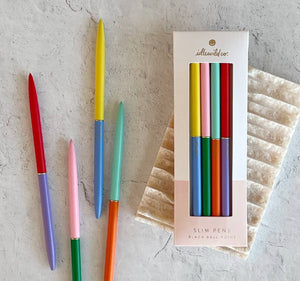 Rainbow Duotone Slim Pen Collection :pen set