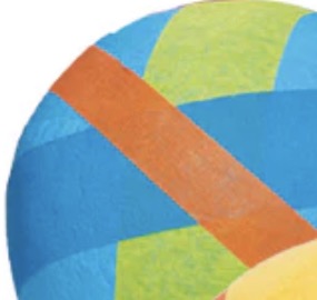 Bold Stripes Surprise celebration Ball : Deluxe