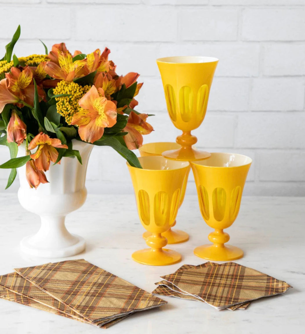 GU: Autumn plaid: napkin