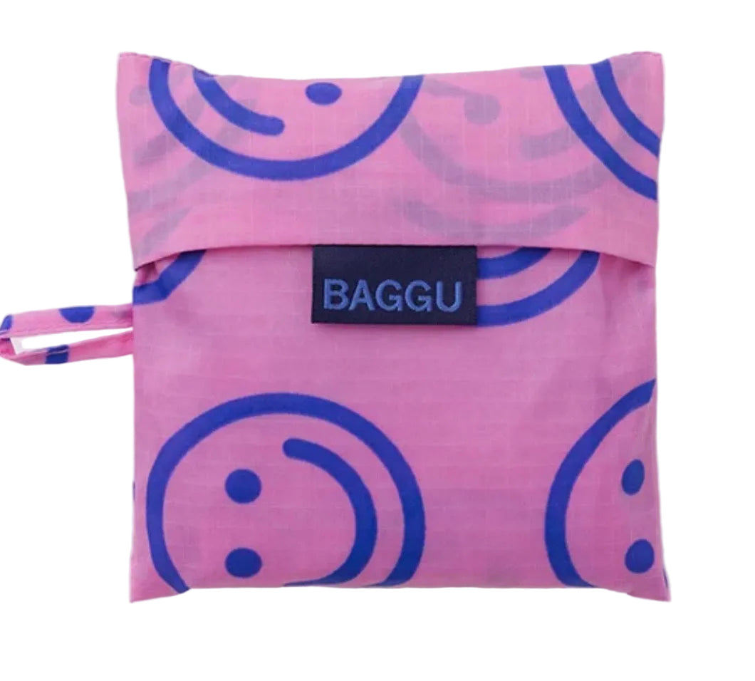 pop pink Happy : BAGGU bag