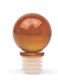 amber: Moony Glass Bottle Stopper