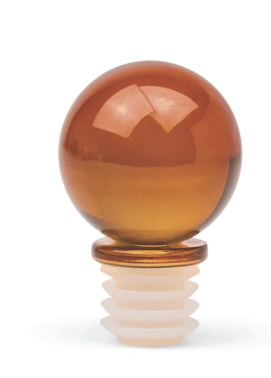 amber: Moony Glass Bottle Stopper