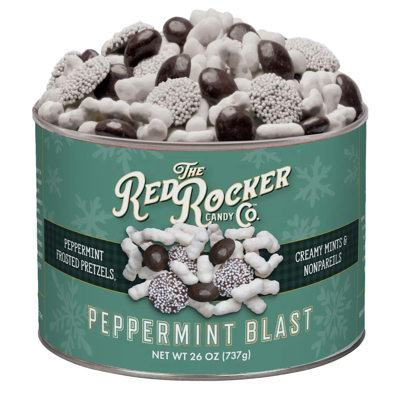 Peppermint Blast Red Rocker Snack mix