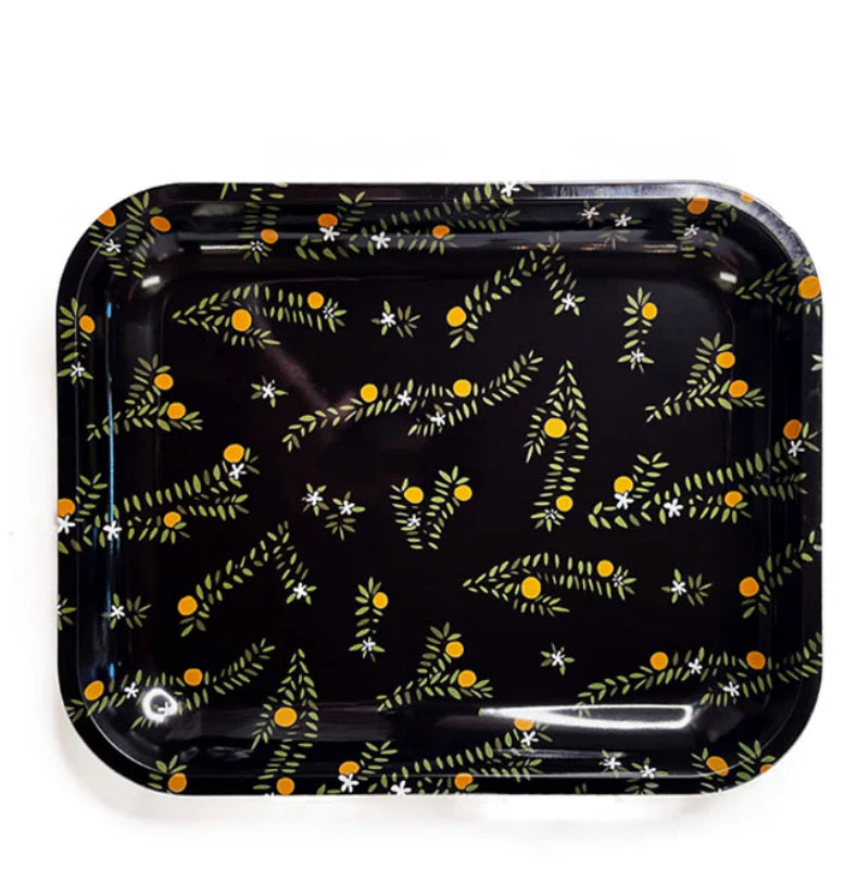 Orange blossoms tray