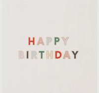Happy Birthday-paper plates/napkins