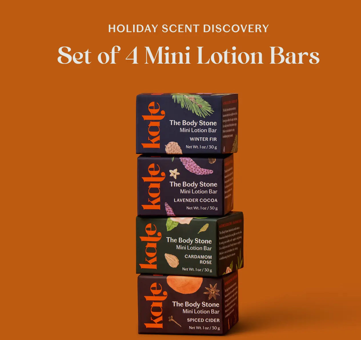 Winter Rituals Mini Body Stone Gift Set