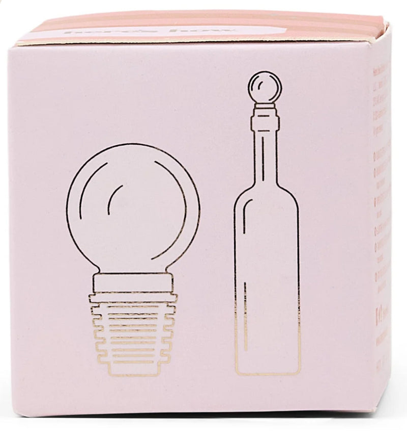blush: Moony Glass Bottle Stopper