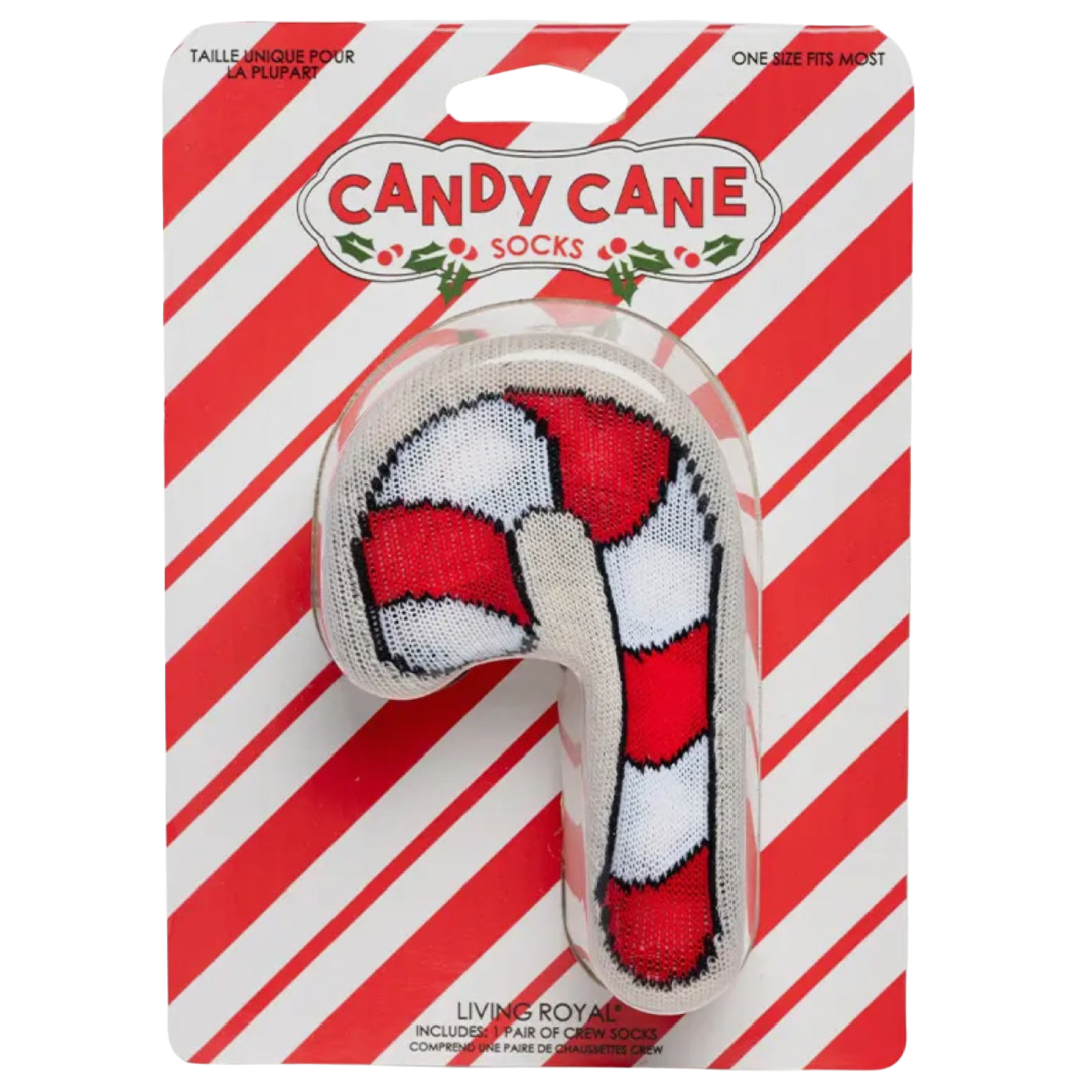 Candy cane socks
