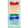 Rainbow Velvet Bow Hair Clips