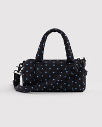 black /sky dot nylon duffle BAGGU (+sizes)