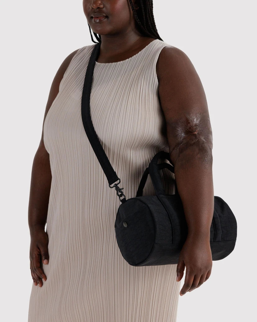 black nylon duffle BAGGU (+sizes)