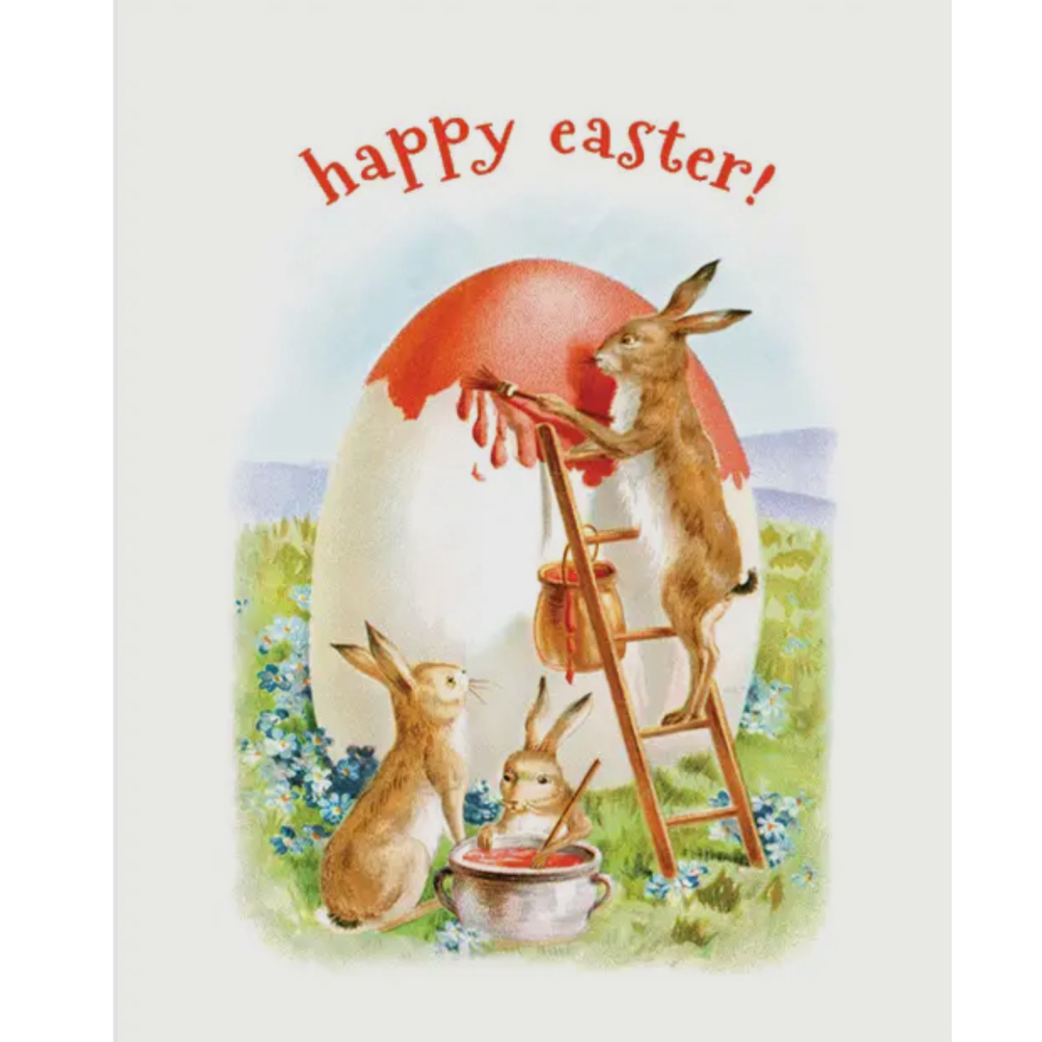 easter painting greeting card