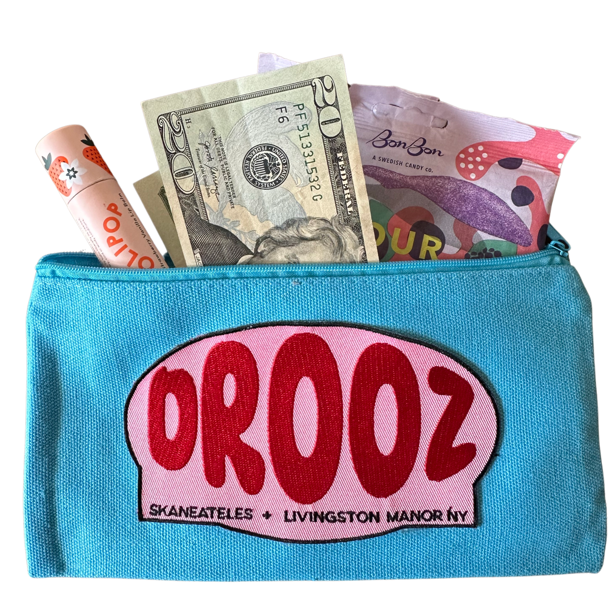 DROOZ canvas zip pouch