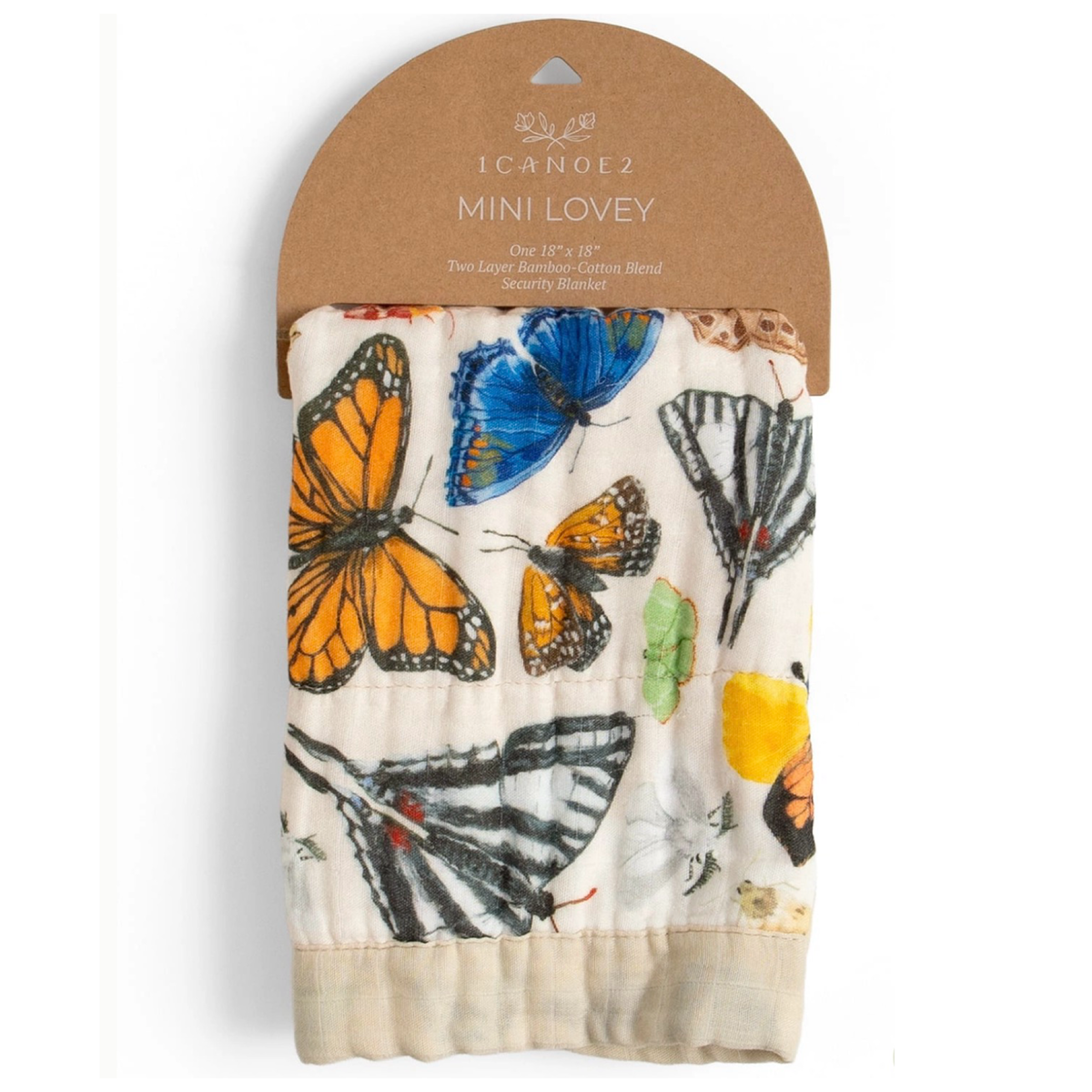 Butterfly  Baby Lovey Muslin Blanket