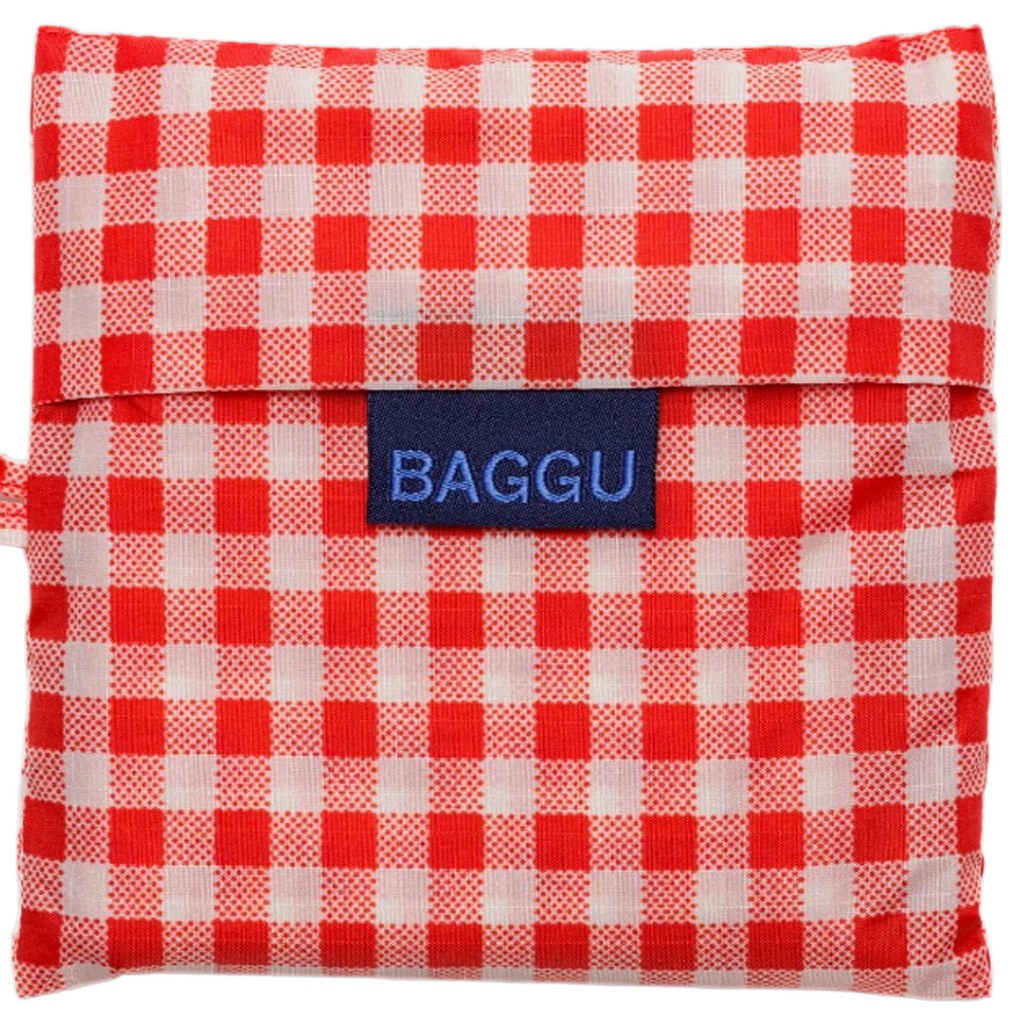 red gingham : BAGGU bag
