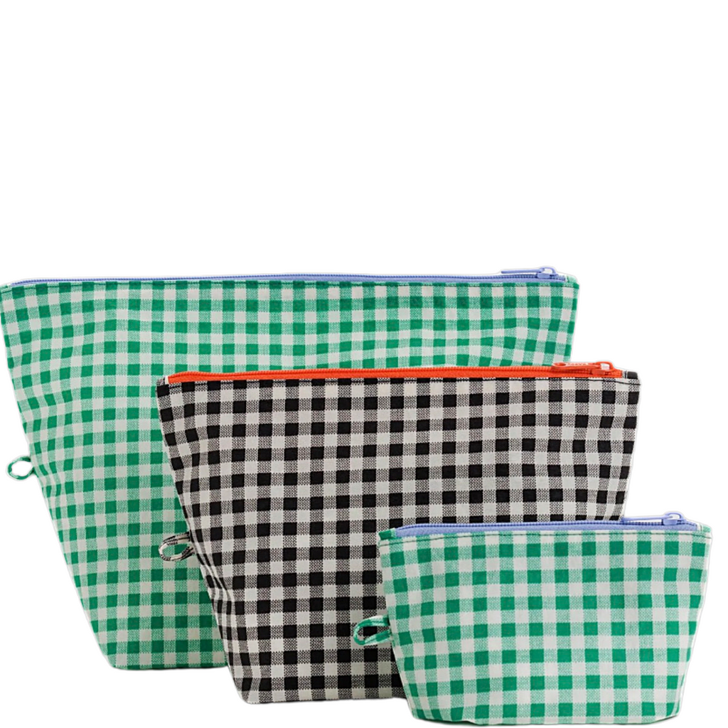 Gingham Go Pouch Set